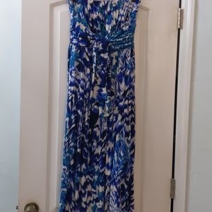 Donna Morgan tie waist maxi dress - New w/o tags